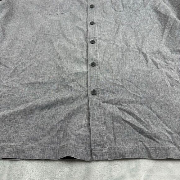 Croft&Barrow Quick Dry Shirt Mens Big&Tall XL Tall Grey Vented Outdoors Western - Picture 5 of 13